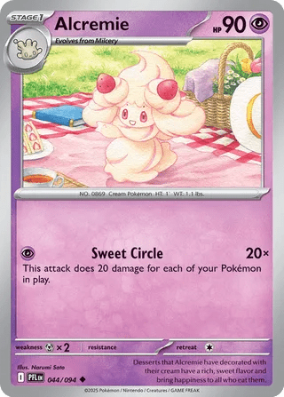 044/094 Alcremie - Uncommon Reverse Holo