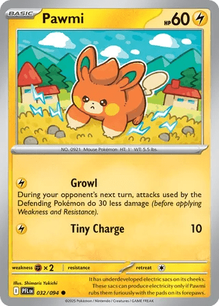 032/094 Pawmi - Common Reverse Holo