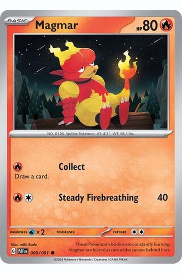 009/091 Magmar - Common Reverse Holo
