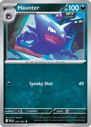 055/094 Haunter - Uncommon Reverse Holo