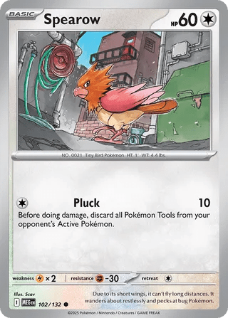 102/132 Spearow - Common