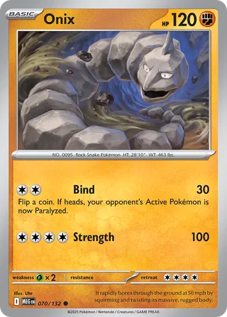 070/132 Onix - Common Reverse Holo
