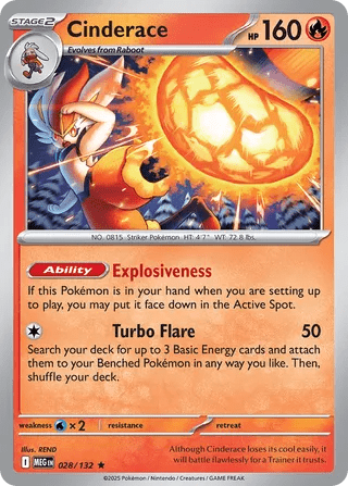 028/132 Cinderace - Rare
