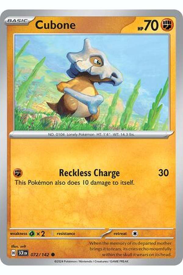 072/142 Cubone - Common