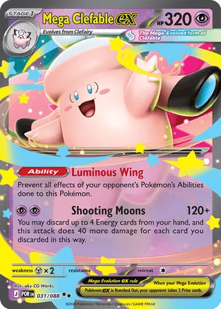 031/088 Mega Clefable ex - Double Rare