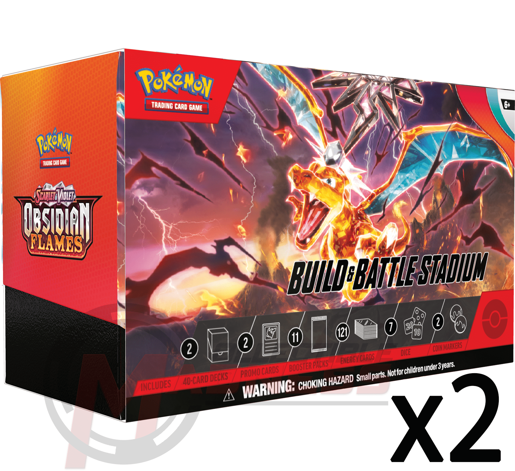 Pokemon - TCG - Obsidian Flames Build & Battle Stadium - Collectible Madness