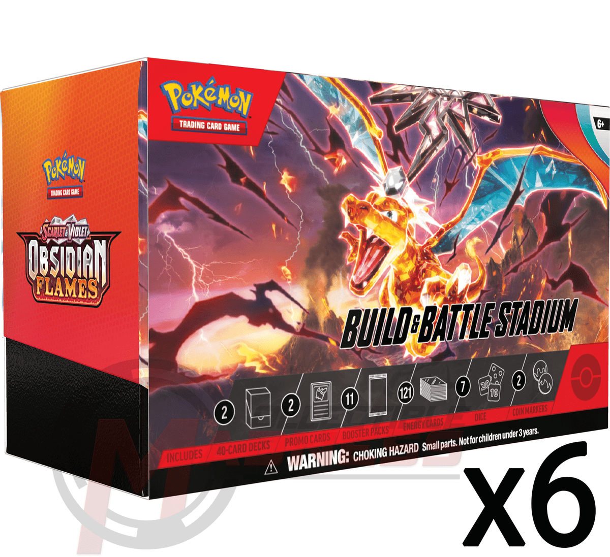 Pokemon - TCG - Obsidian Flames Build & Battle Stadium - Collectible Madness