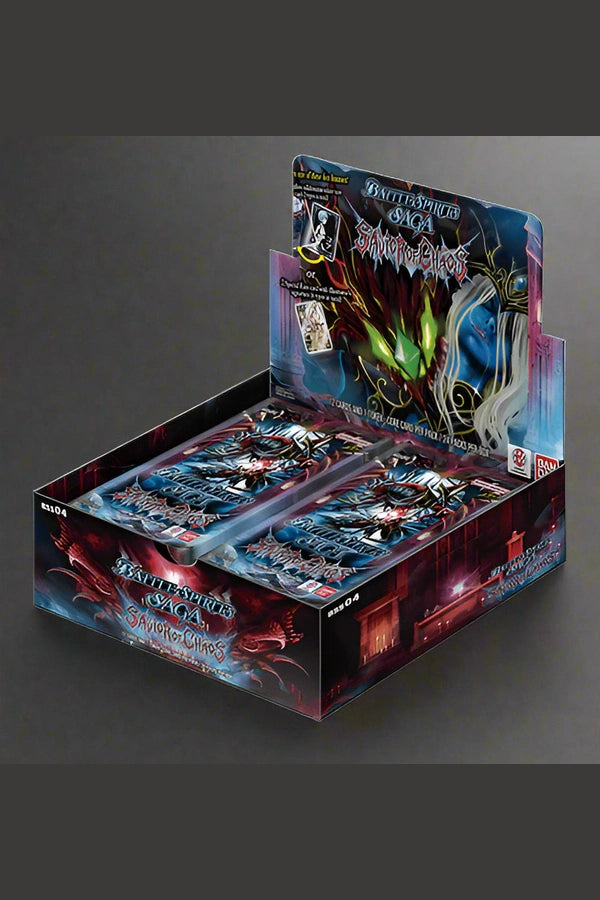 Battle Spirits Saga Card Game Set 04 Savior Of Chaos Booster Box