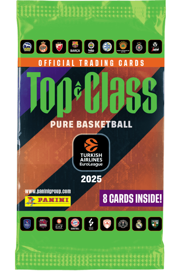Panini EURO LEAGUE Top Class Basketball Cards Booster Pack