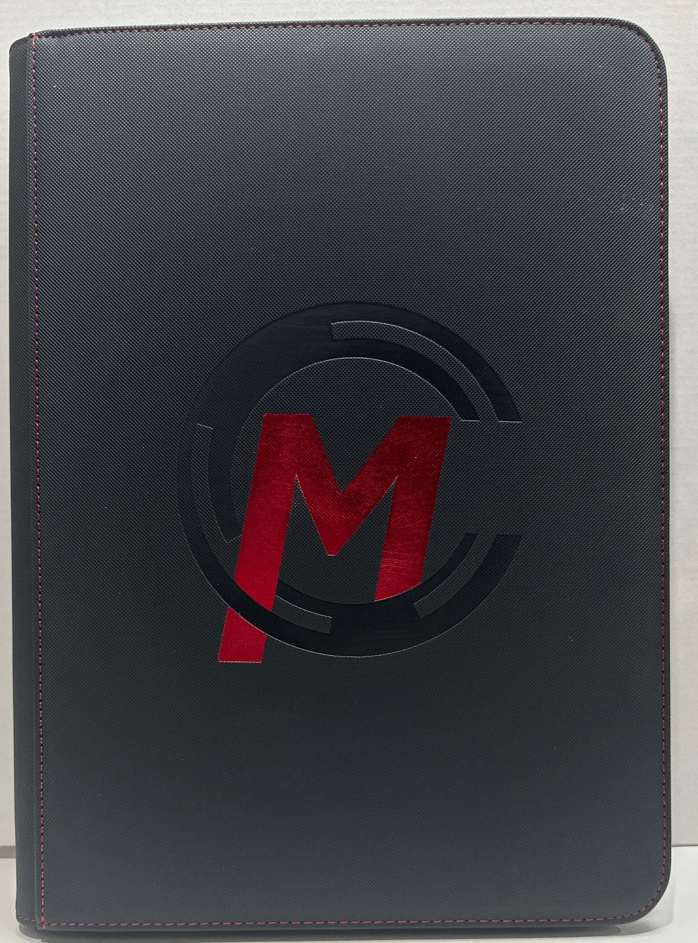Premium Zipper Binder Black 9pkt Bundle - Collectible Madness