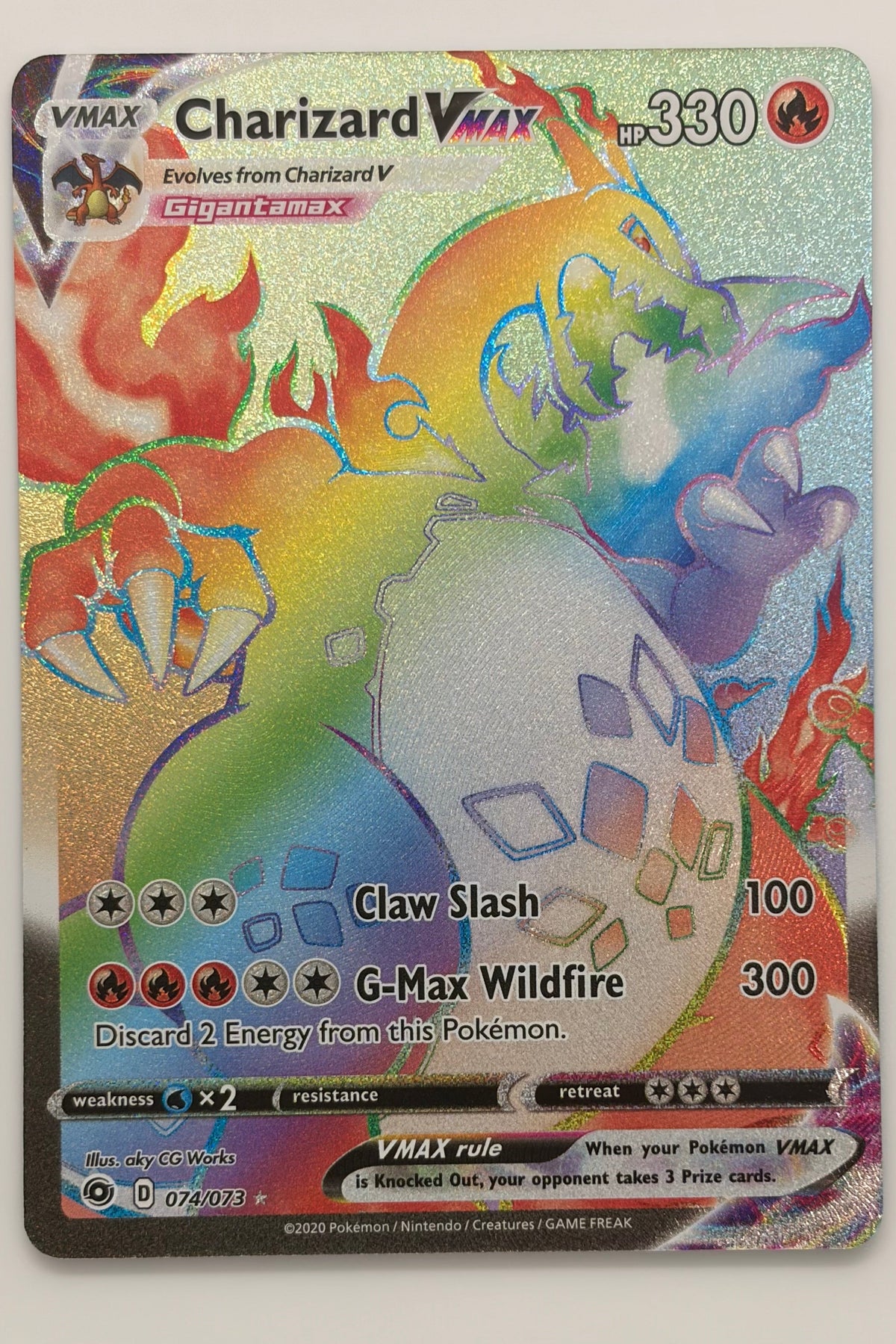 074/073 Charizard VMAX - Rare Rainbow