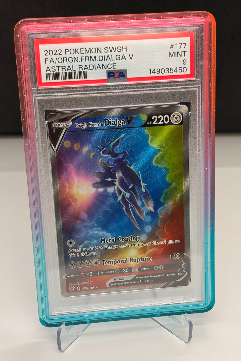 PSA 9 Dialga V 177/189 - Astral Radiance - Alternate Art
