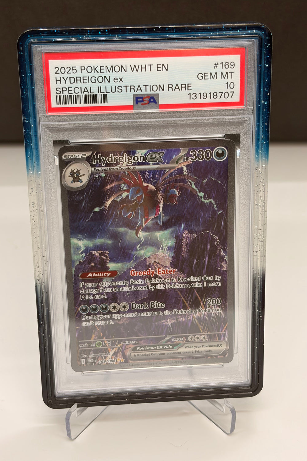 PSA 10 Hydreigon EX 169/086 - White Flare - Special Illustration Rare
