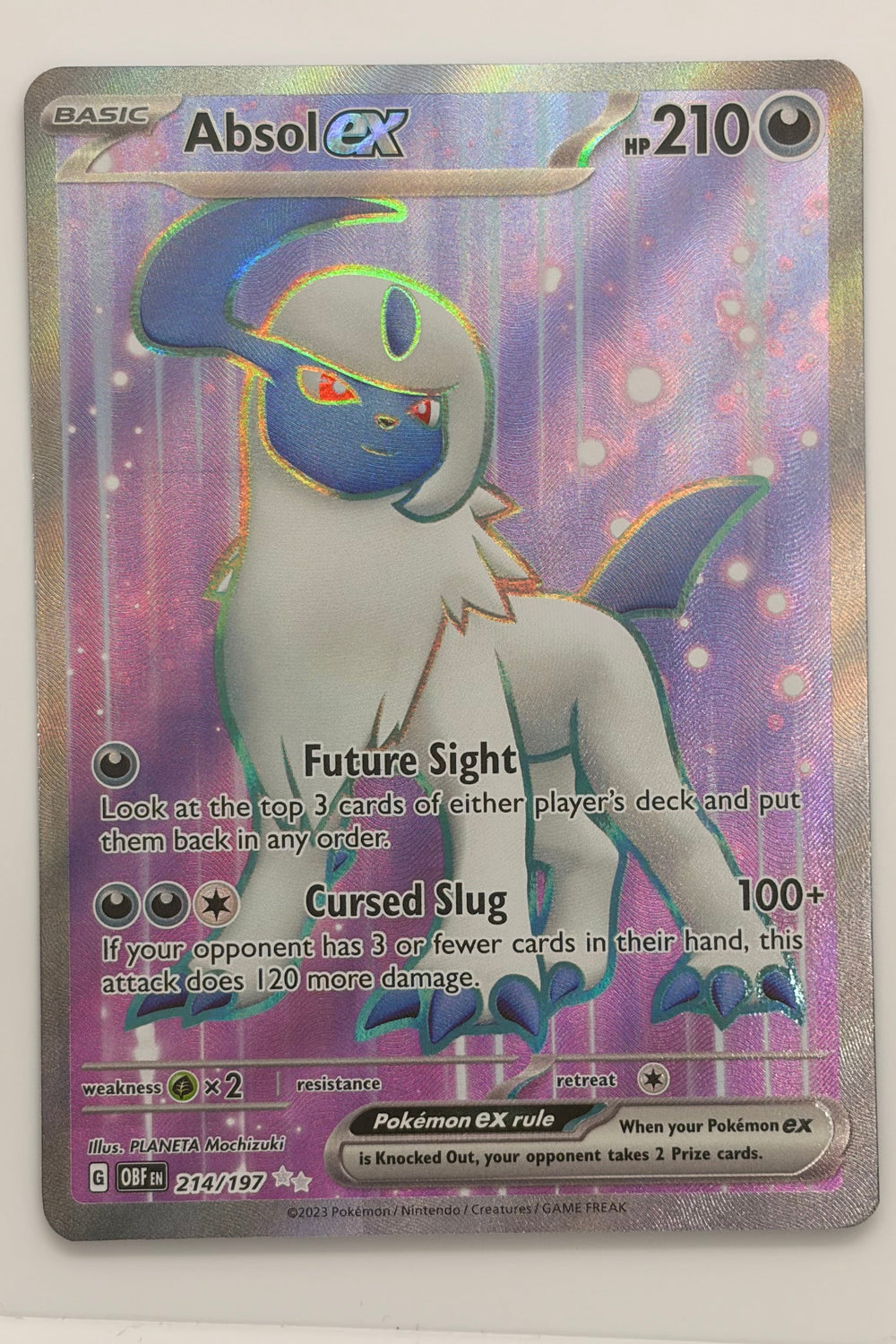 214/197 Absol ex - Ultra Rare