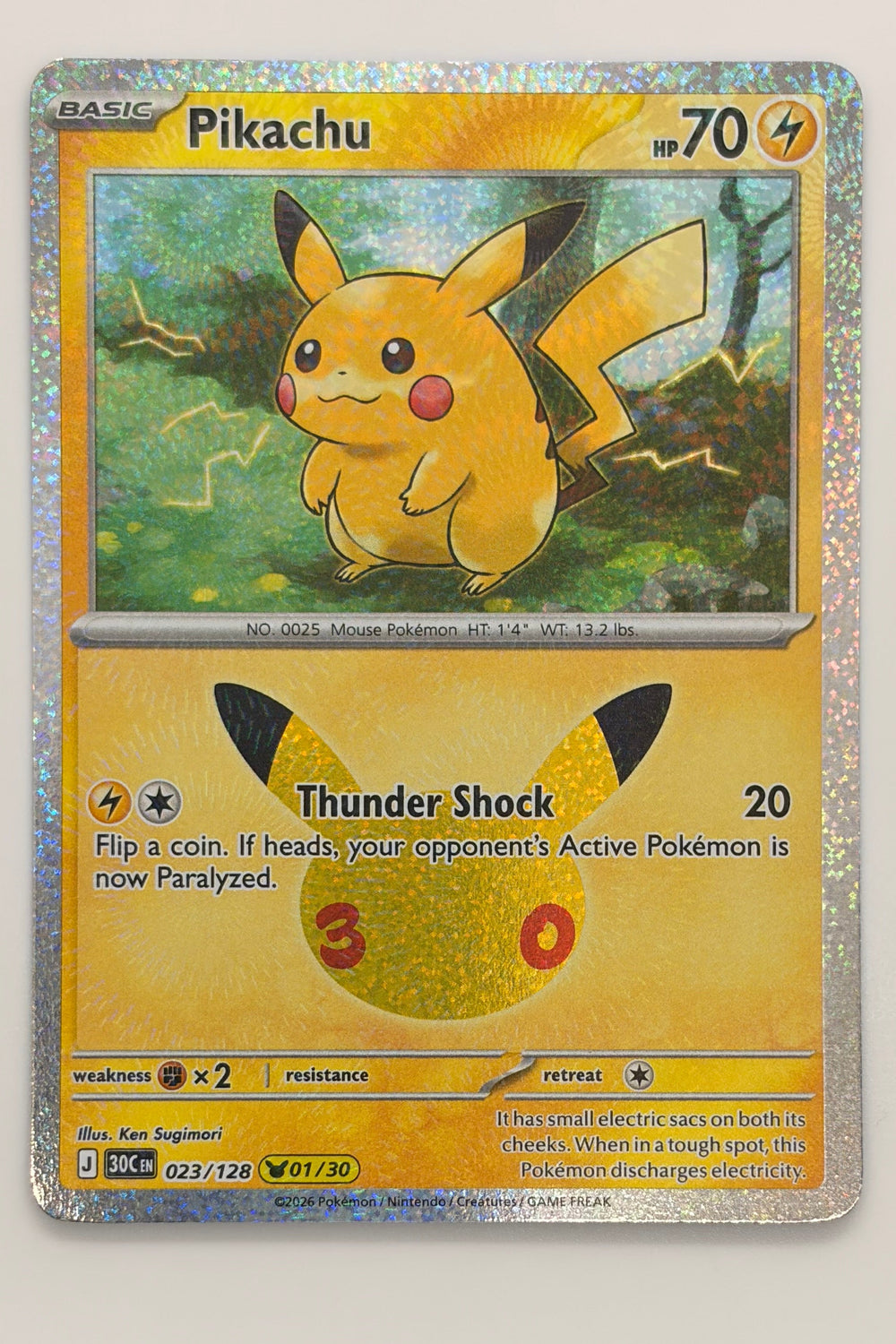 023/128 Pikachu - None