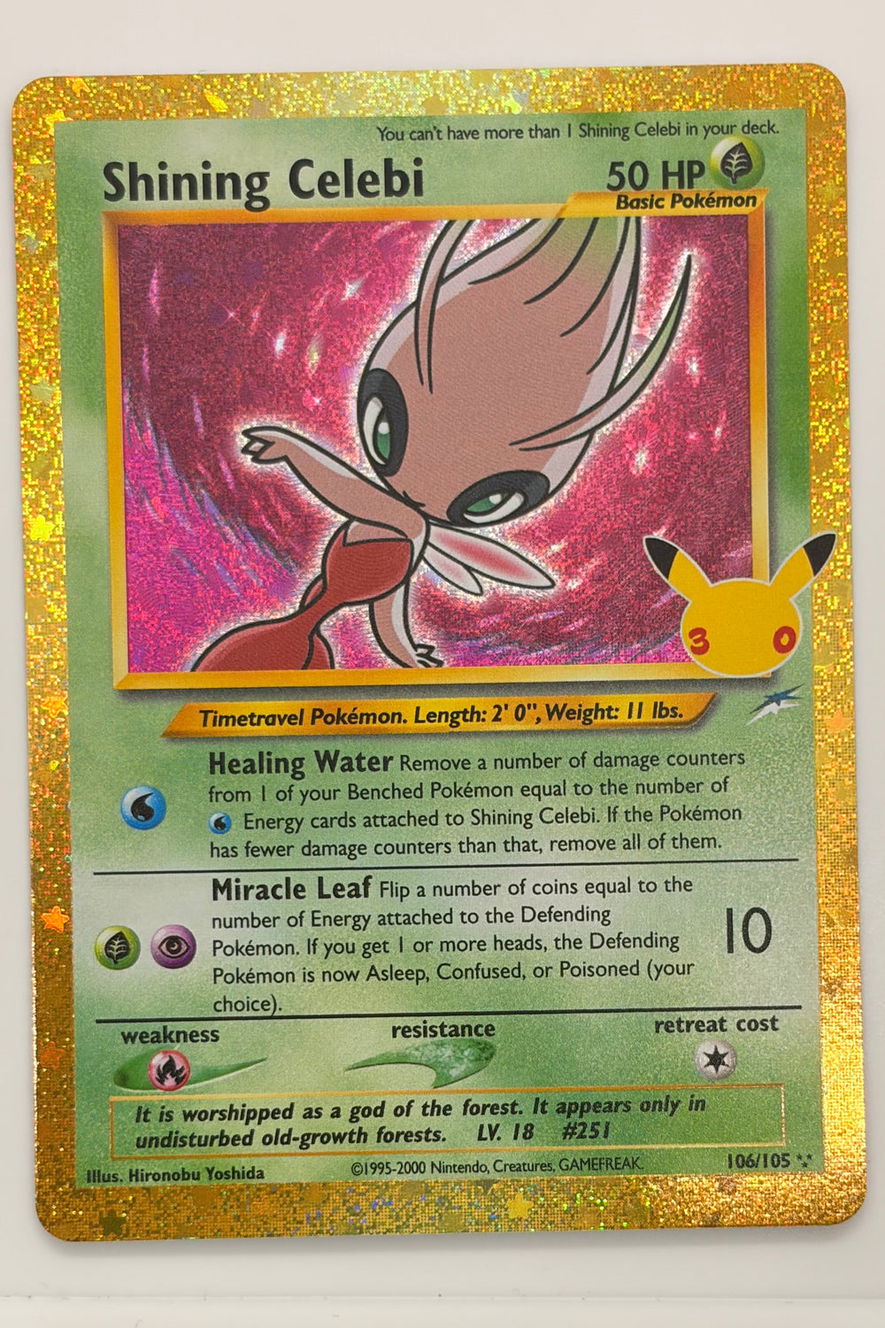 106/105 Shining Celebi - 30th Celebration Classic Collection