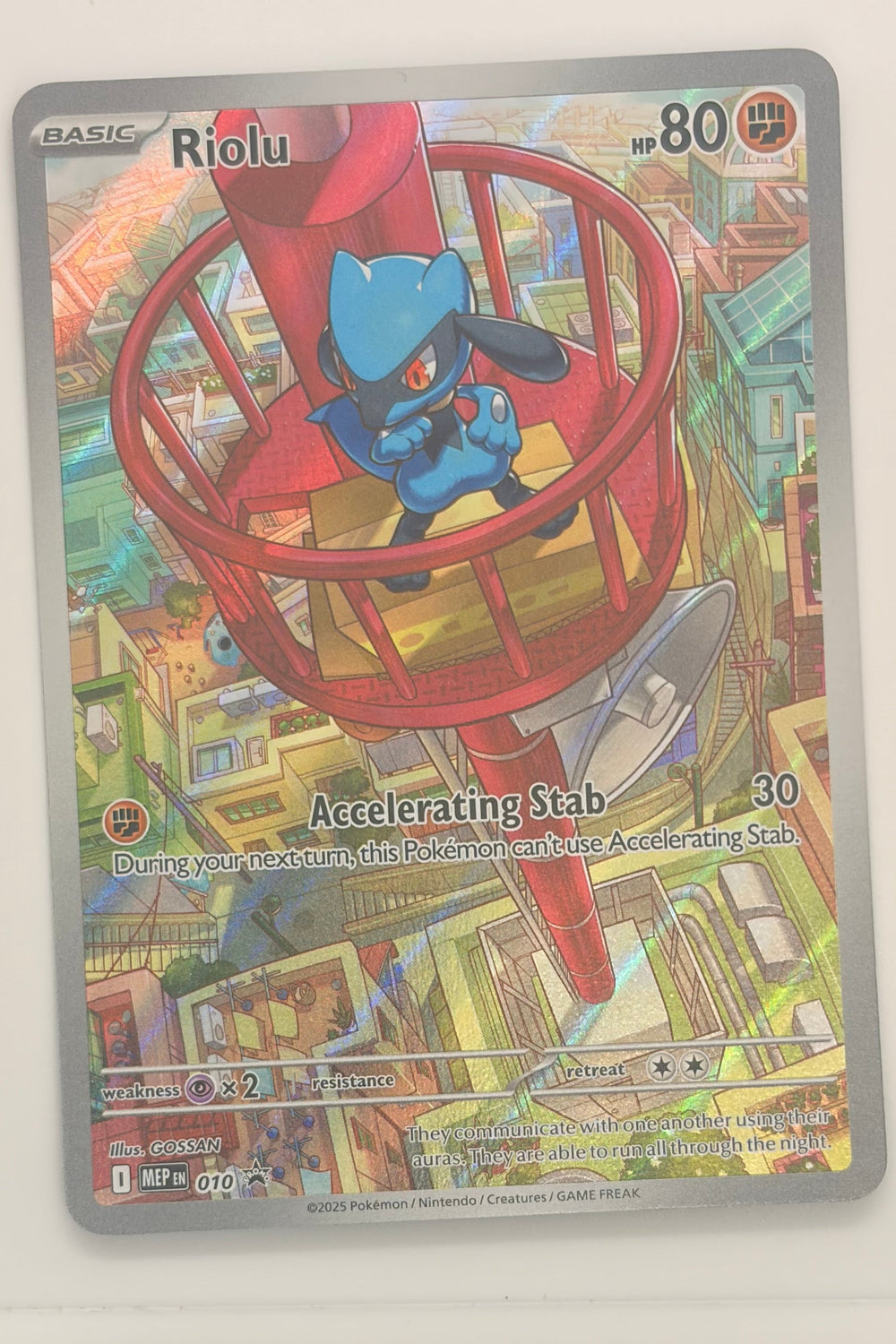 Riolu MEP 010 - Black Star Promos NM