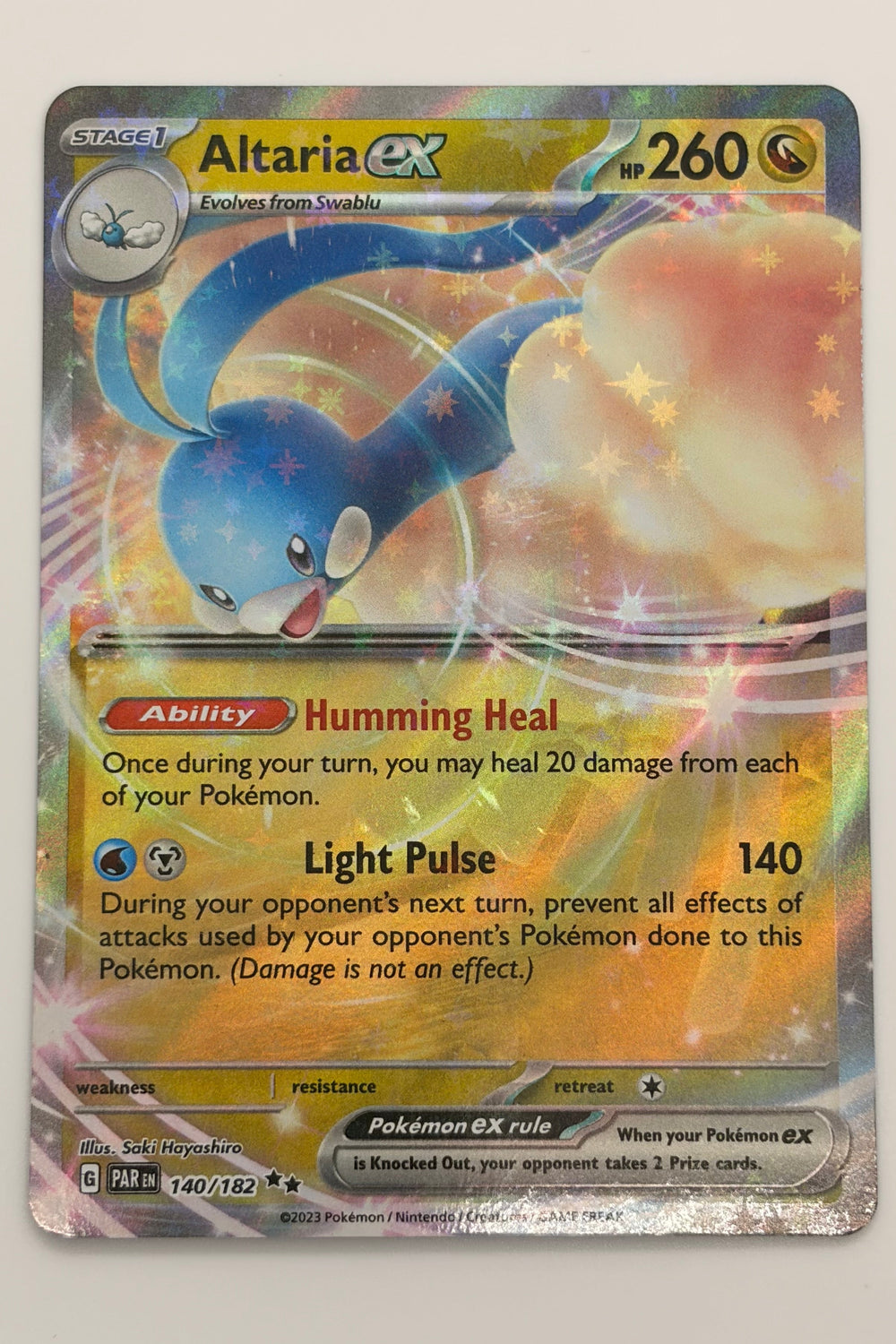 140/182 Altaria ex - Double Rare LP