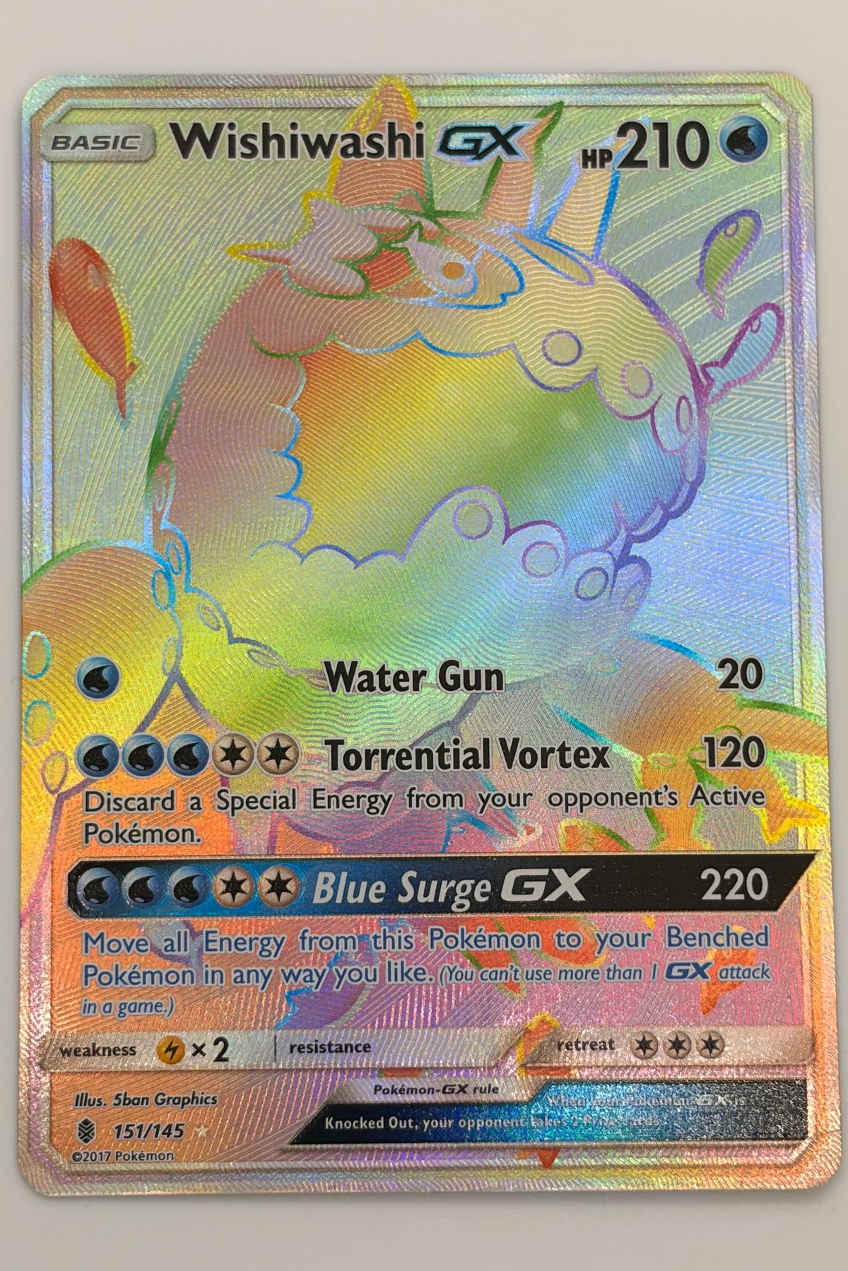 151/145 Wishiwashi GX (Secret) - Secret Rare LP