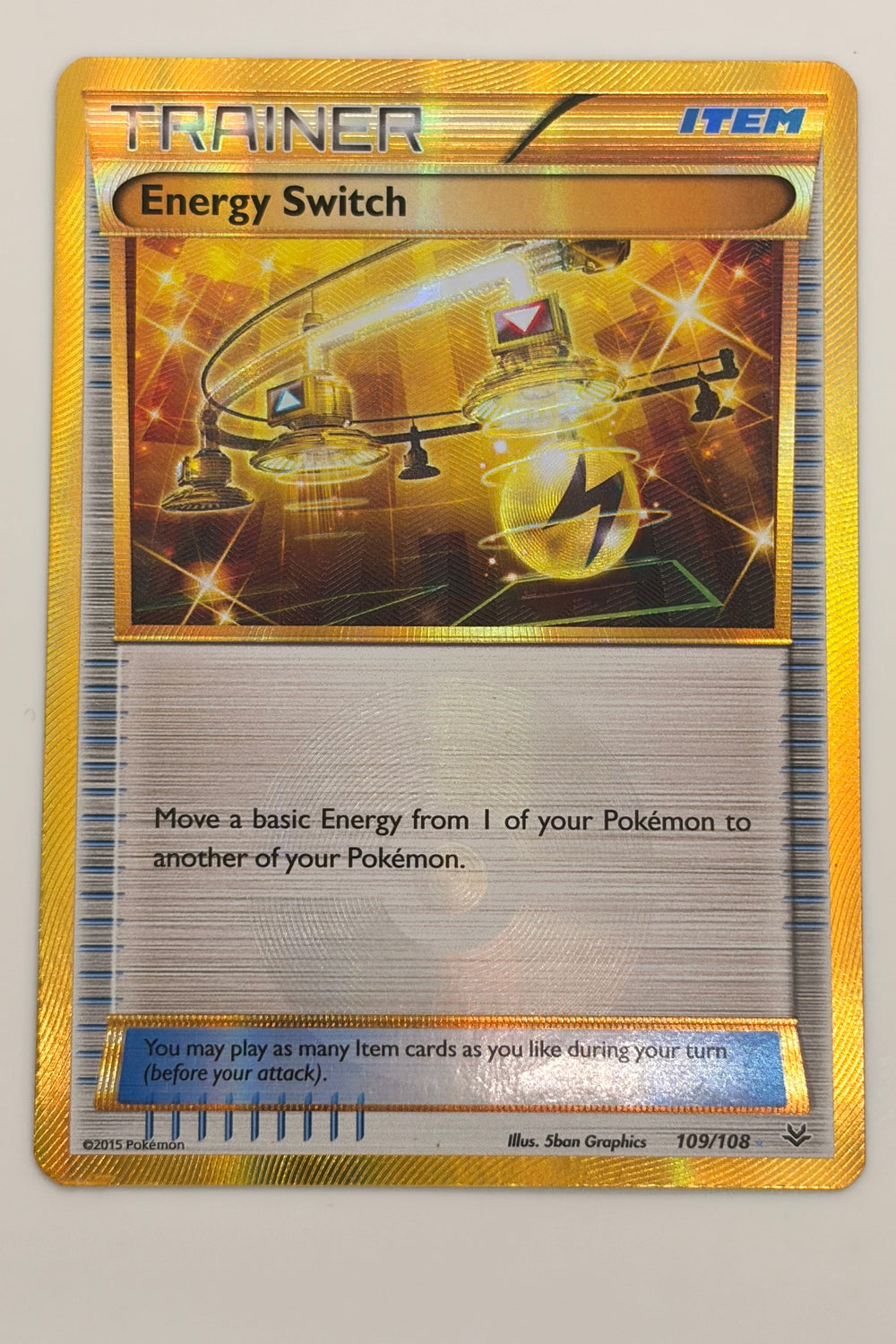 109/108 Energy Switch - Secret Rare