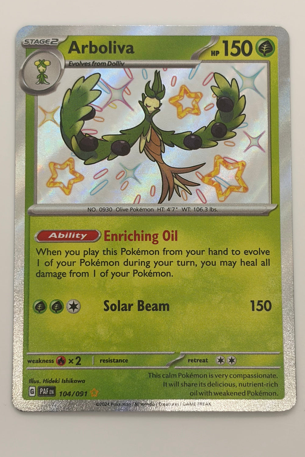 104/091 Arboliva - Shiny Rare