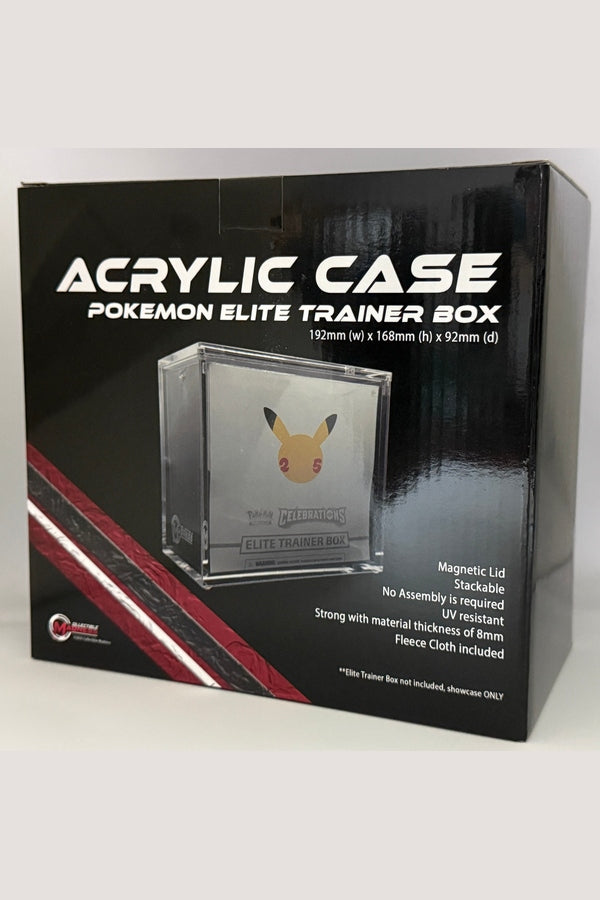 Acrylic Storage and Protection Case - Elite Trainer Box | Magnetic Lid | Stackable