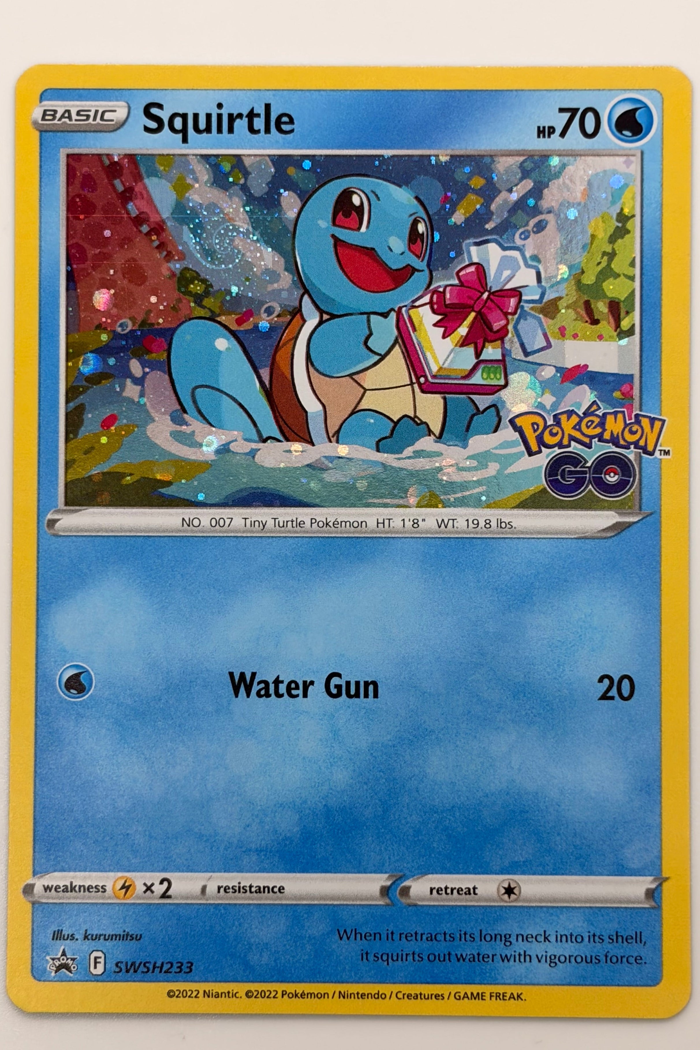 Squirtle SWSH233 Cosmos Holo Promo NM