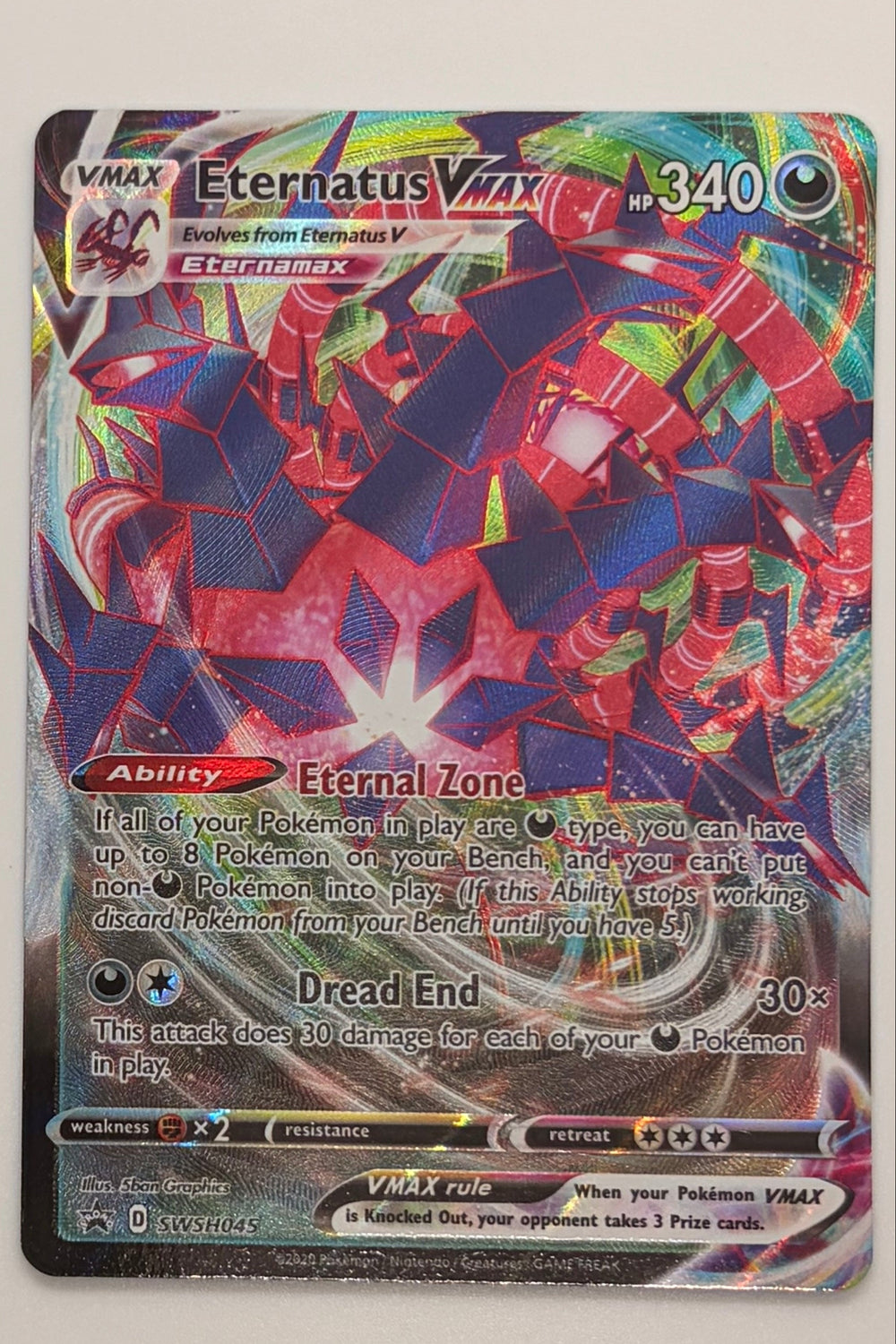 Eternatus Vmax - SWSH045 - Black Star Promo NM