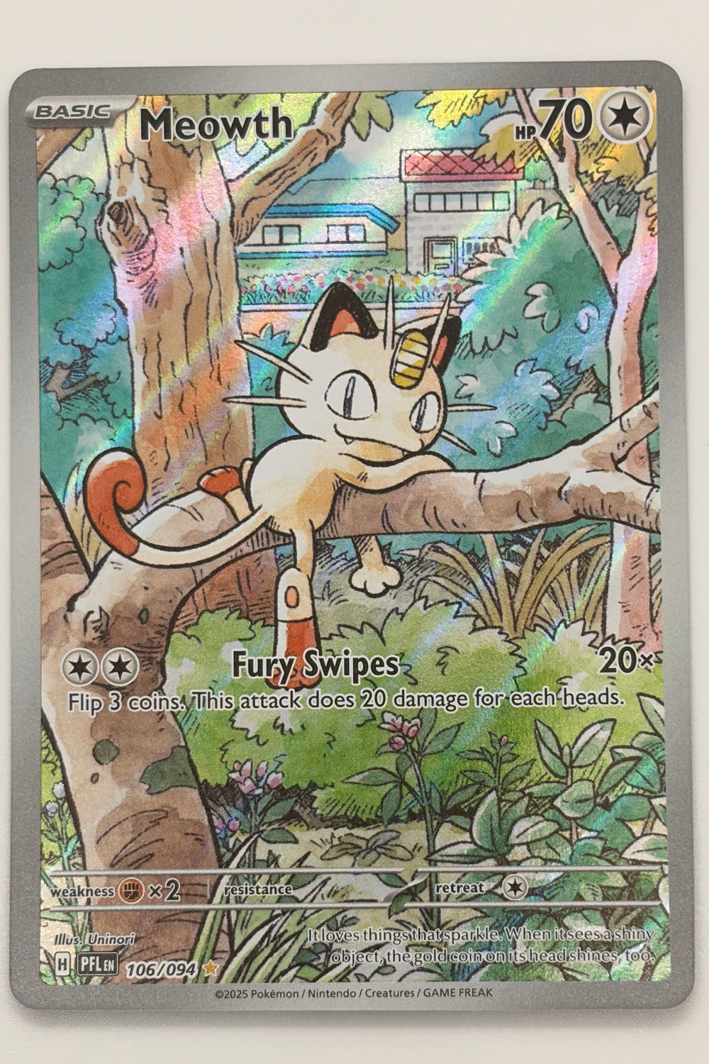 106/094 Meowth - Illustration Rare