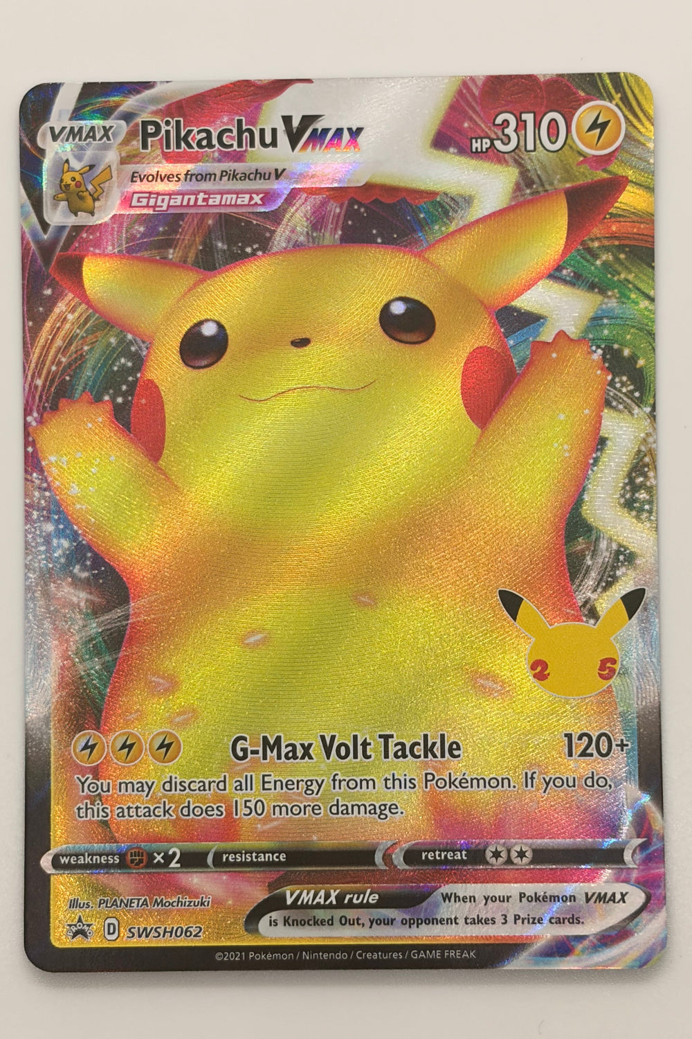 Pikachu Vmax SWSH062 Sword & Shield Promo NM