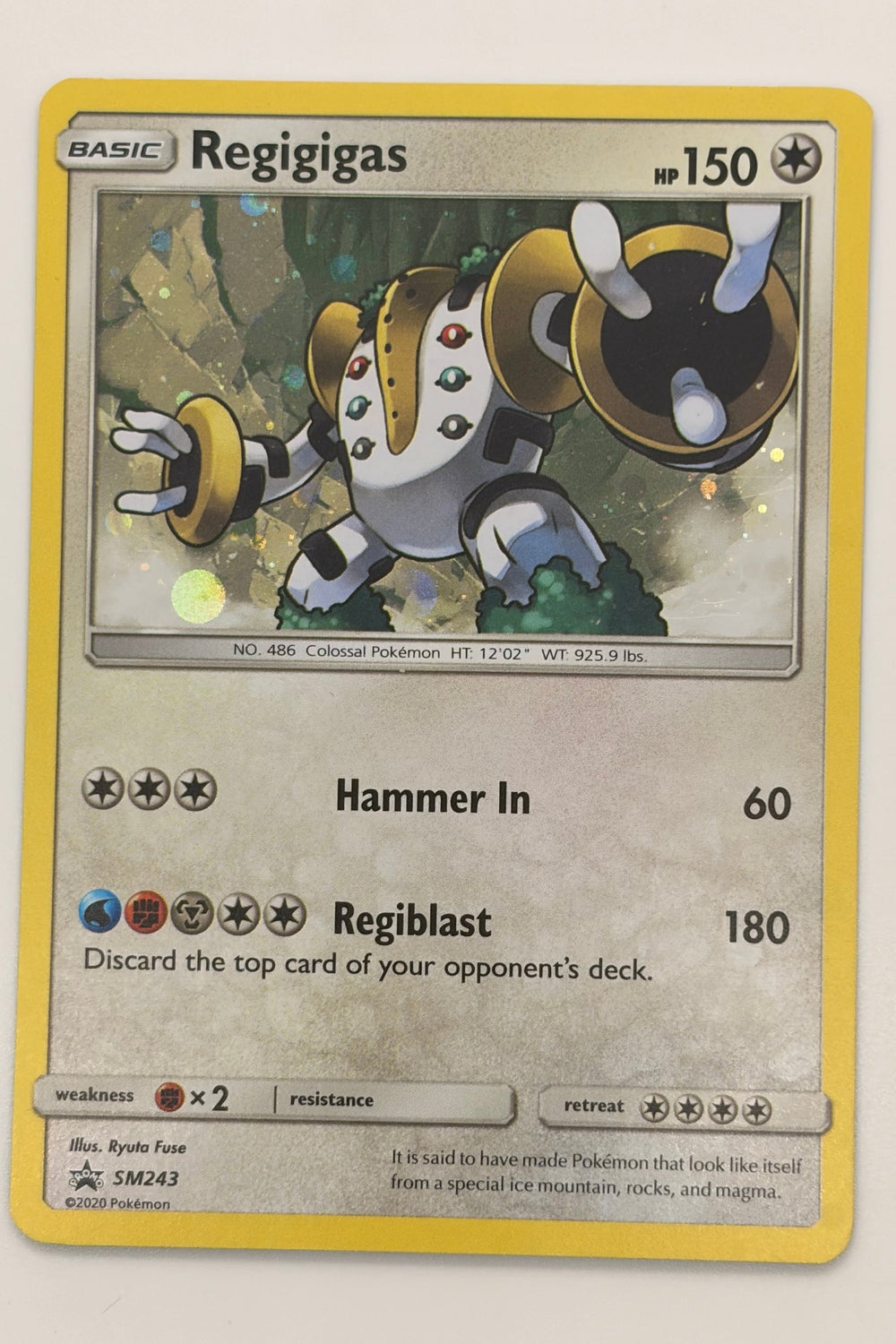 Regigigas SM243 Sun & Moon Promo NM