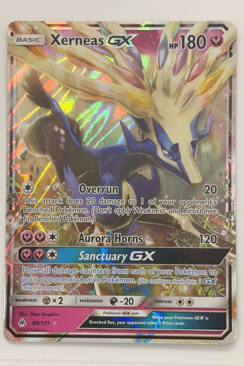 Xerneas GX 90/131 Forbidden Light Ultra Rare NM