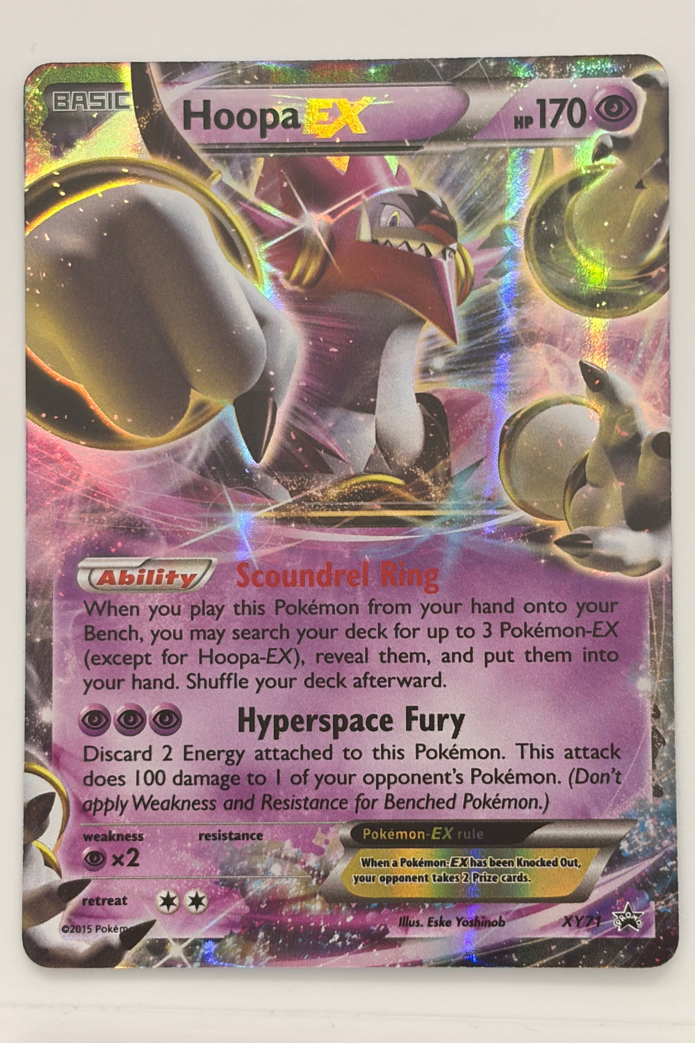 Hoopa EX XY71 XY Promo Ultra Rare LP