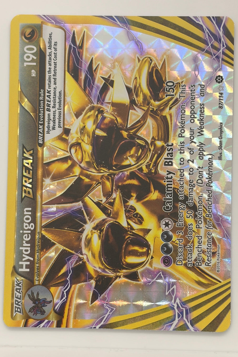 Hydreigon BREAK 87/114 XY Steam Siege Ultra Rare NM