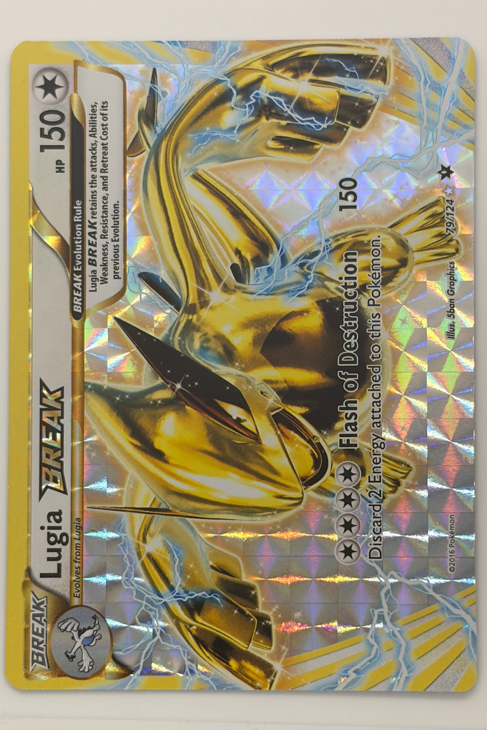 Lugia BREAK 79/124 XY Fates Collide Ultra Rare NM