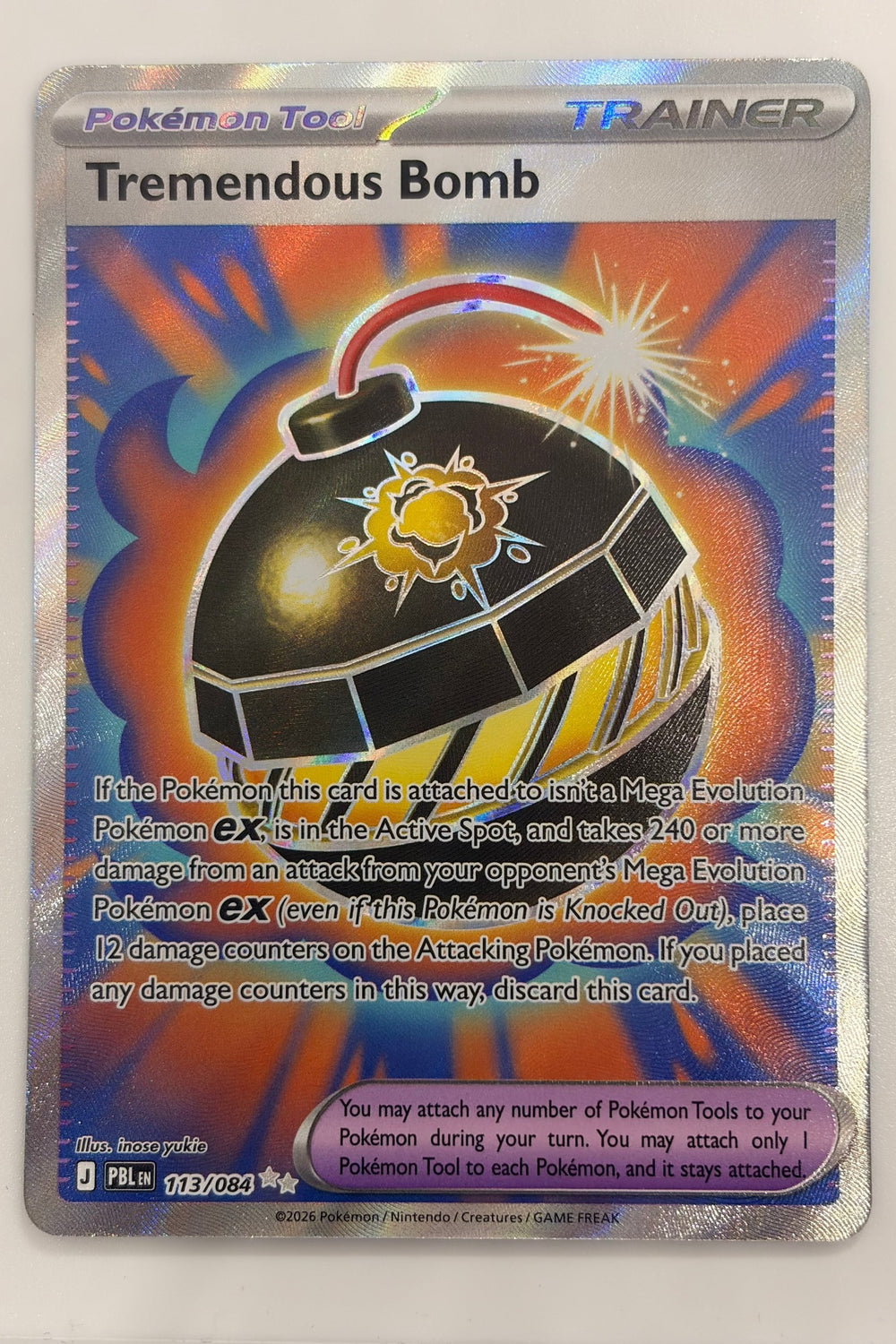 113/084 Tremendous Bomb - Ultra Rare