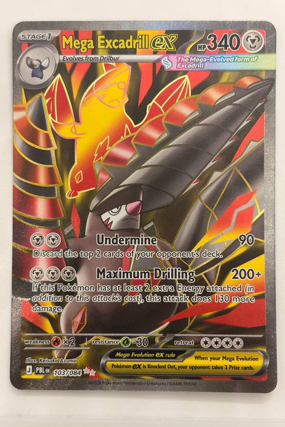 103/084 Mega Excadrill ex - Ultra Rare