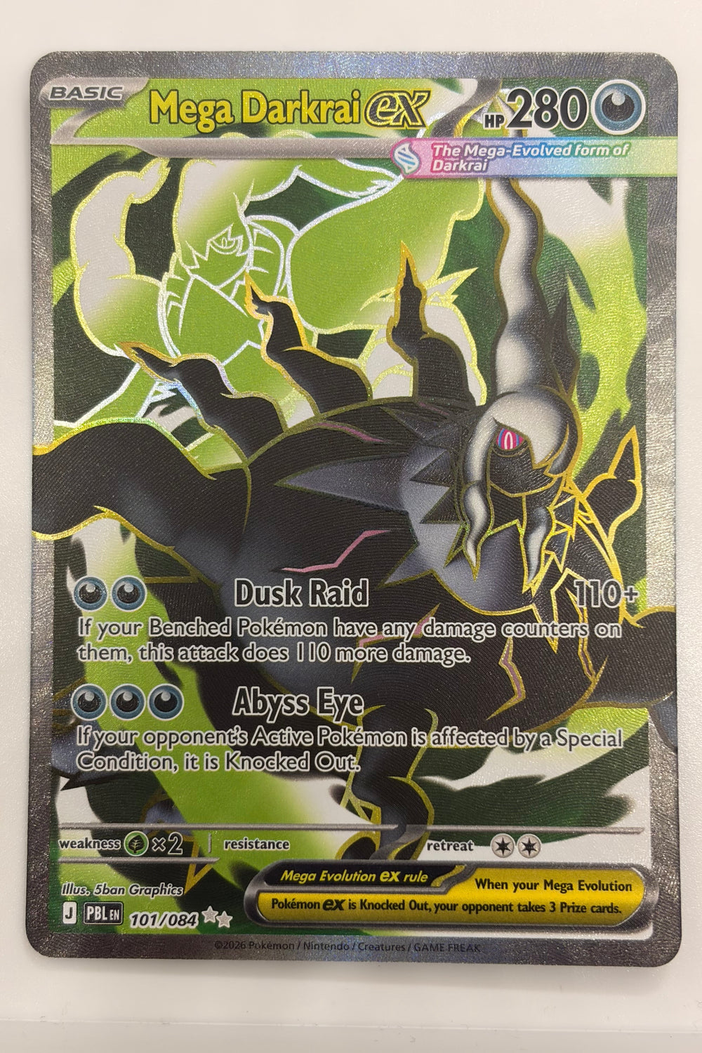 101/084 Mega Darkrai ex - Ultra Rare