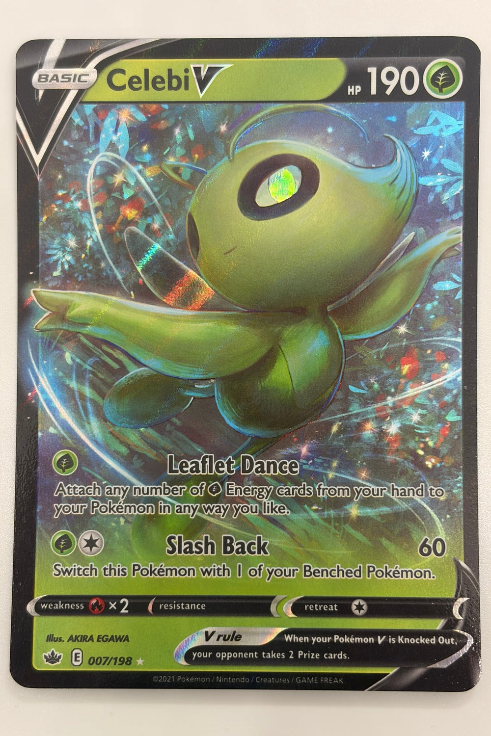 007/198 Celebi V - Rare Holo V
