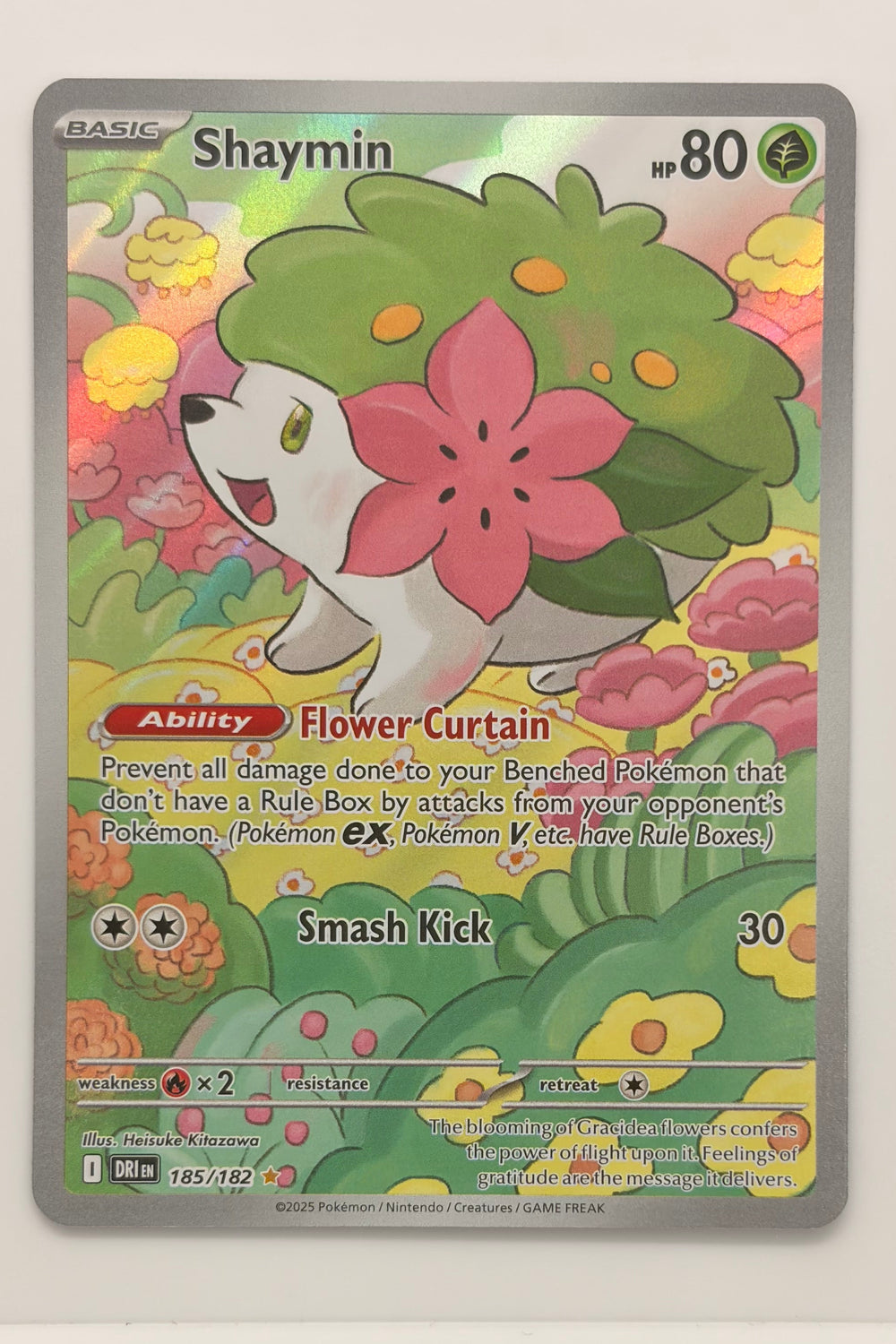 185/182 Shaymin - Destined Rivals Illustration Rare NM