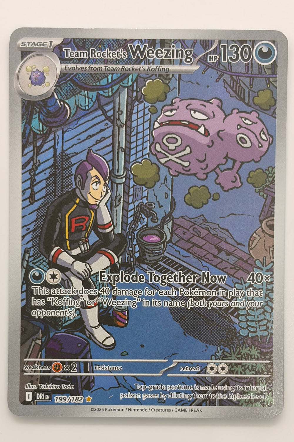 199/182 Weezing - Destined Rivals Illustration Rare NM