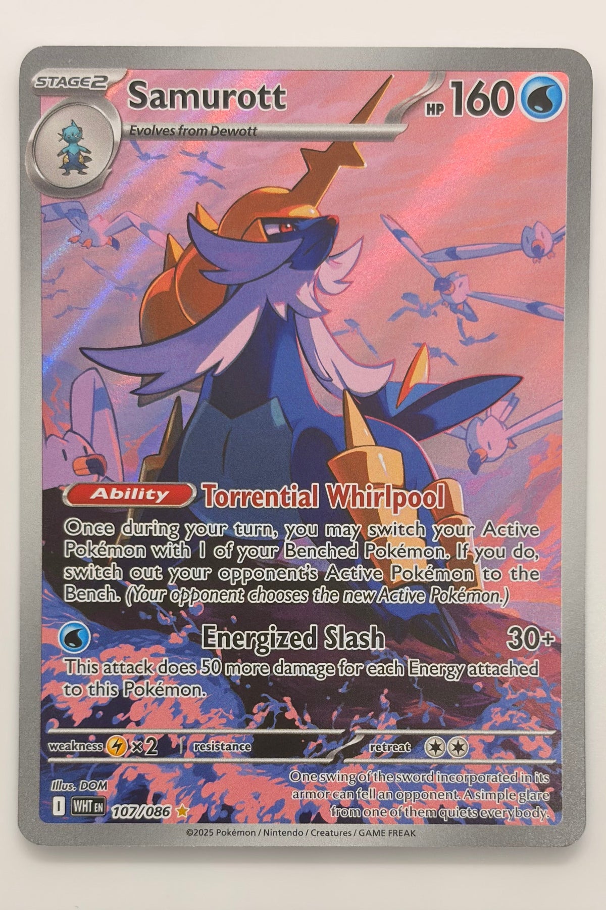 107/086 Samurott - Illustration Rare
