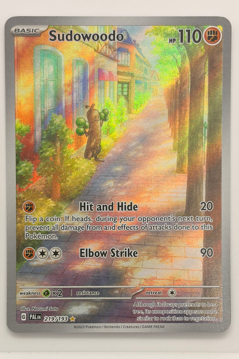 219/193 Sudowoodo - Illustration Rare