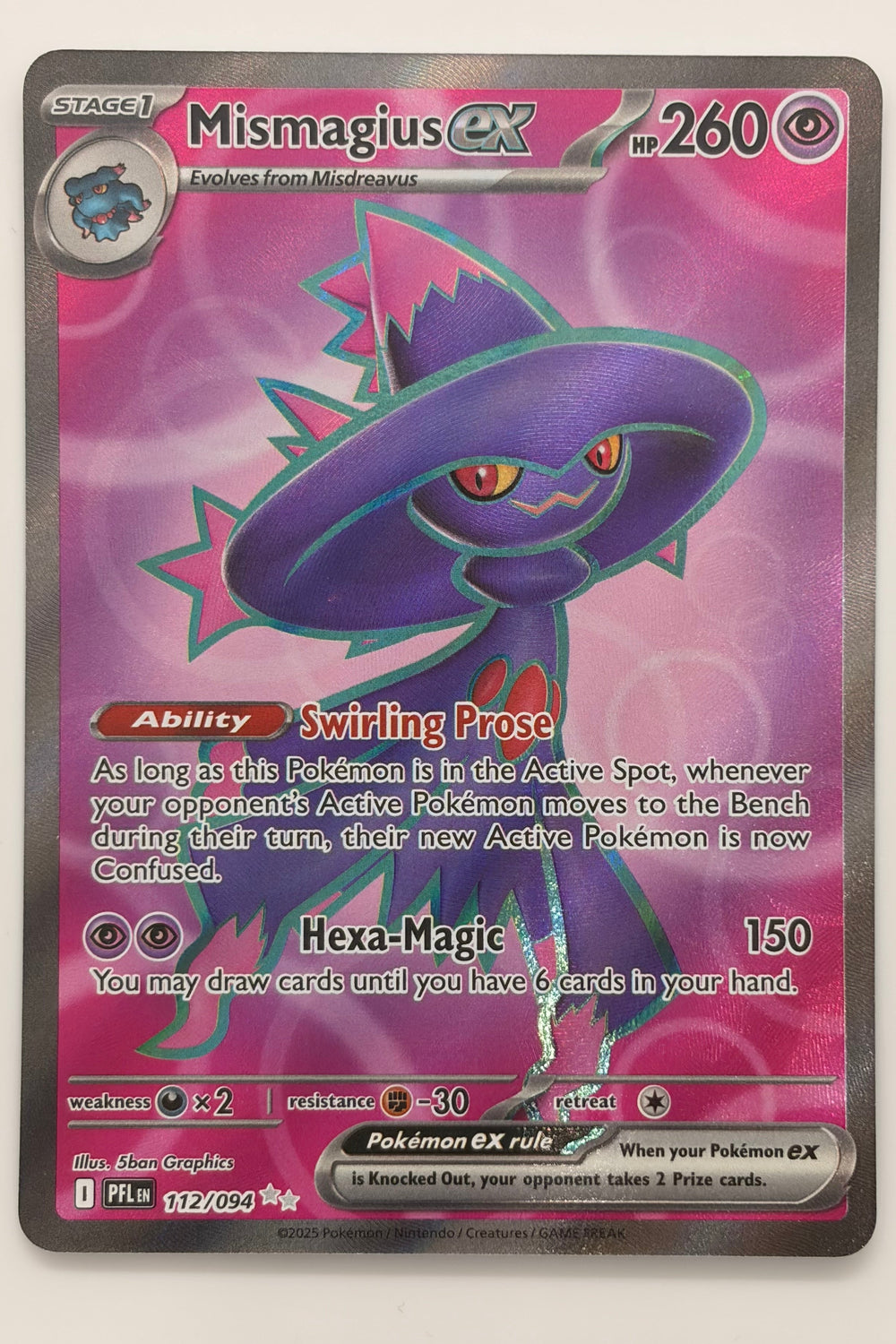 112/094 Mismagius ex - Ultra Rare