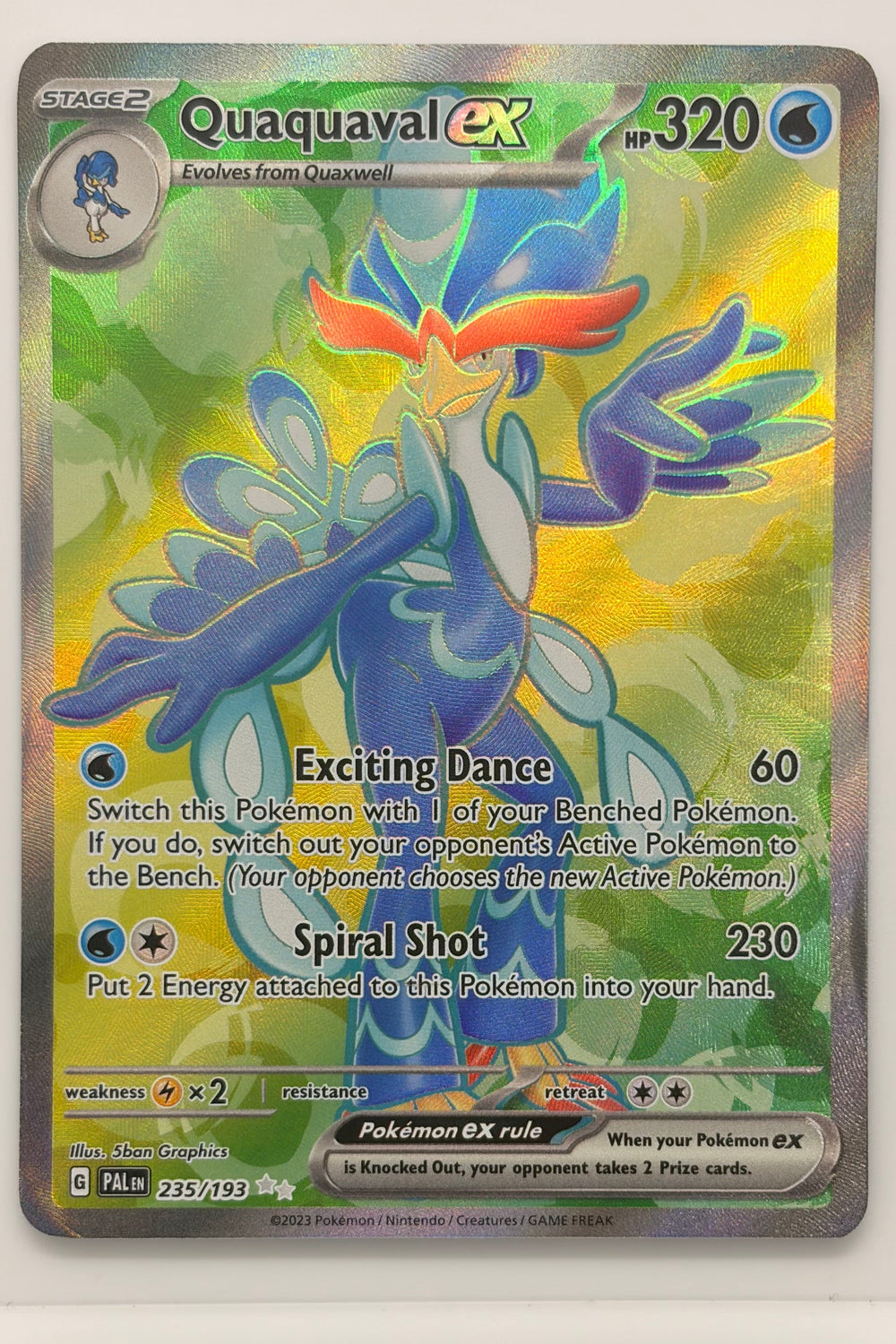 235/193 Quaquaval ex - Ultra Rare
