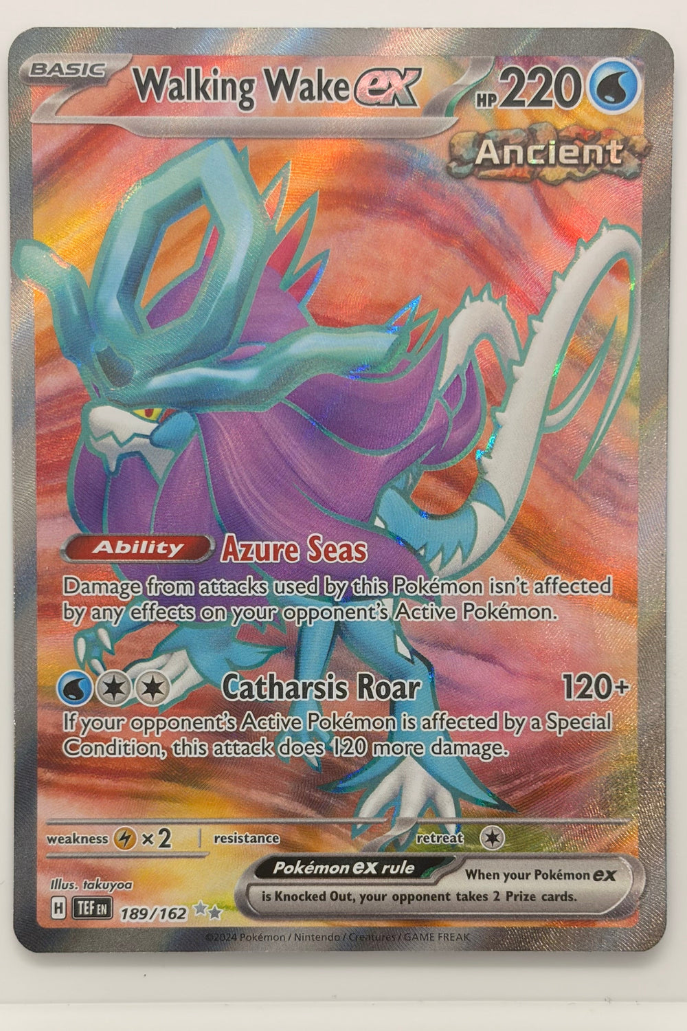 189/162 Walking Wake ex - Ultra Rare