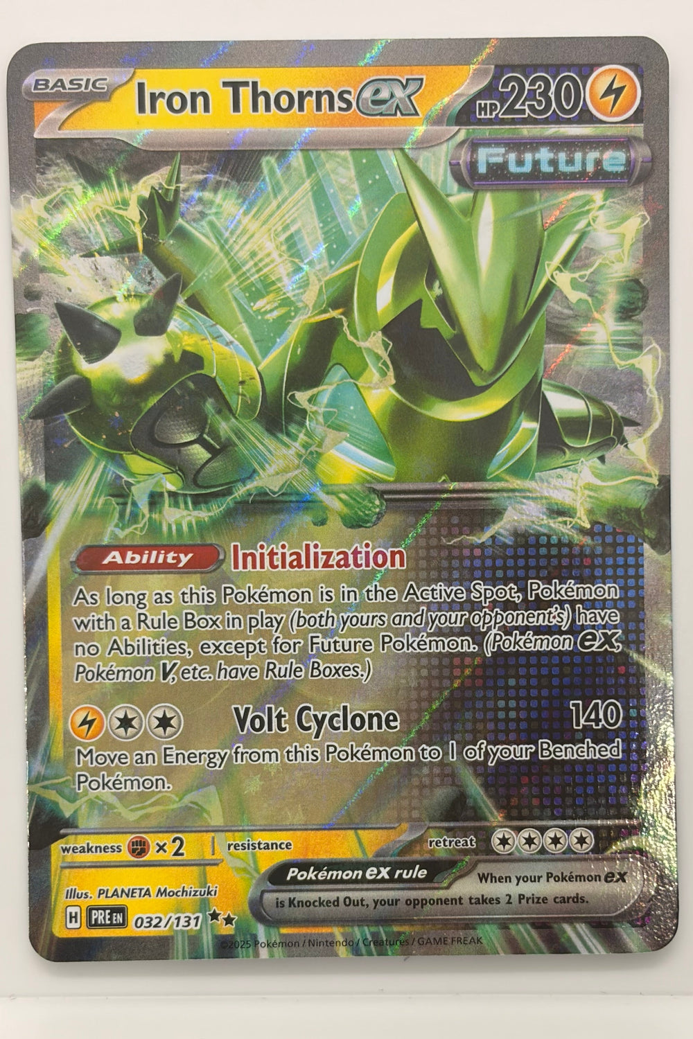032/131 Iron Thorns ex - Double Rare
