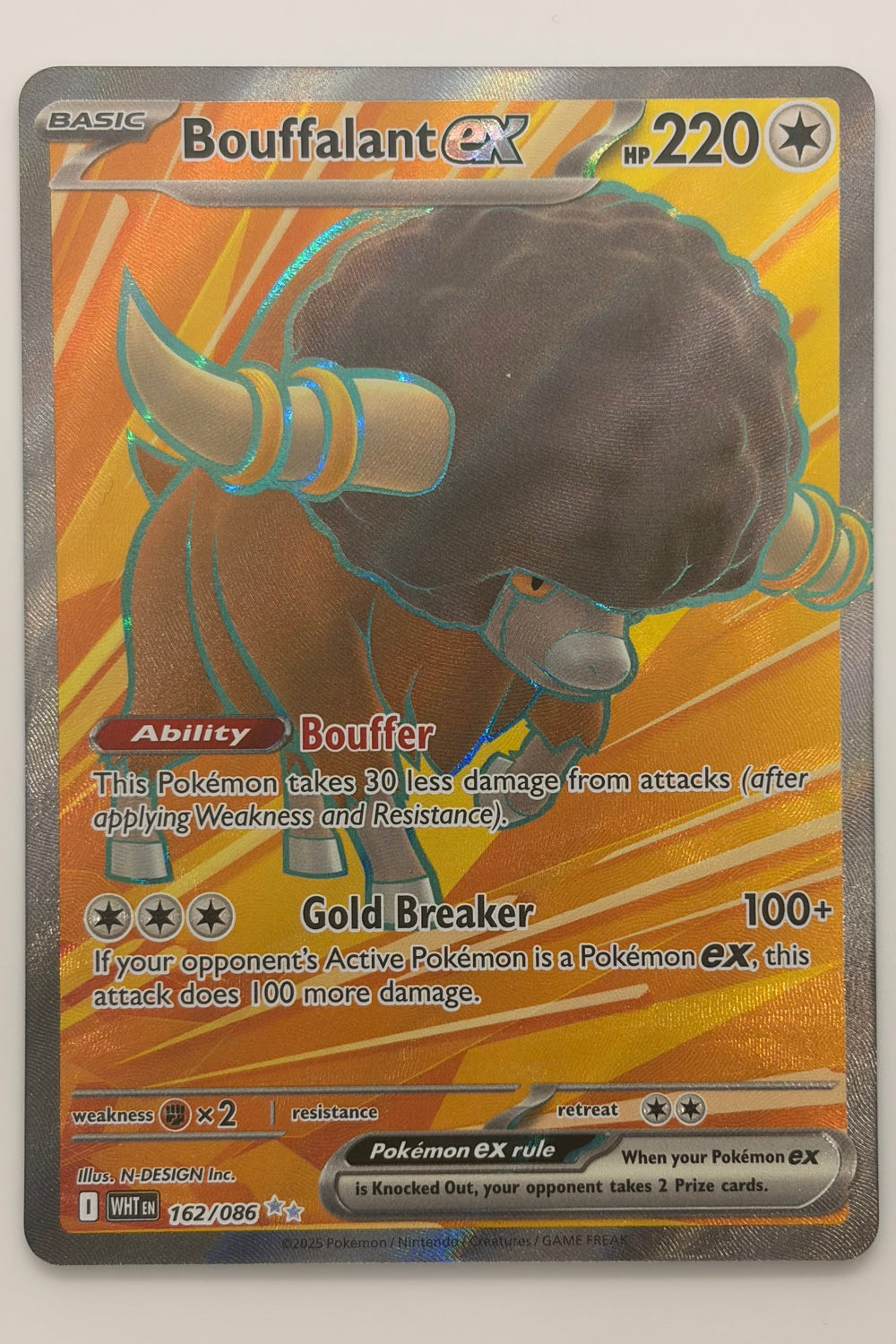 162/086 Bouffalant ex - Ultra Rare