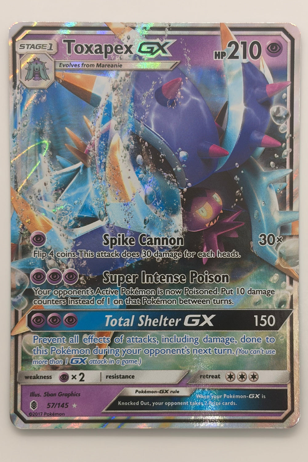 057/145 Toxapex GX - Ultra Rare