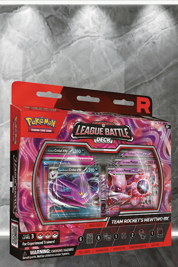 Pokemon - TCG - Team Rocket’s Mewtwo ex League Battle Deck